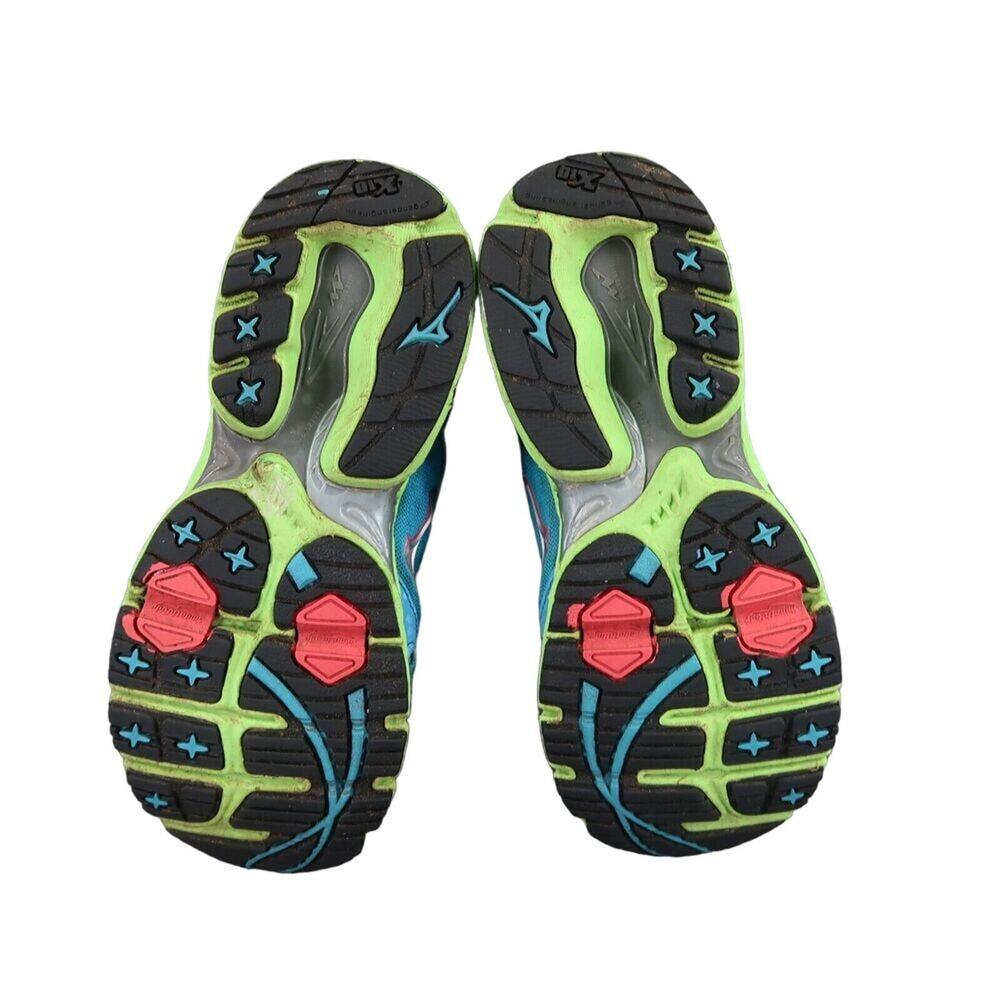 Mizuno Shoes Womens 8 Athletic Running Wave Inspire 9 Sport Trainer Active Blue - Picture 10 of 13